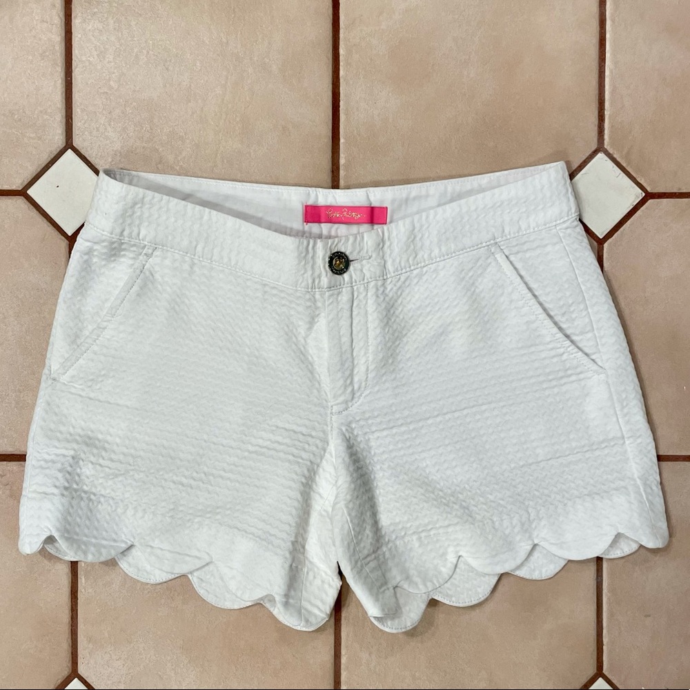 NEW Lilly Pulitzer Buttercup White Shorts - sz 00